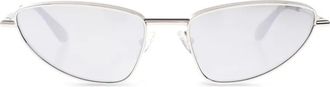 Alexander McQueen Eyewear Occhiali da sole cat-eye - Grigio