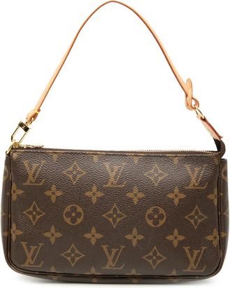 Louis Vuitton Borsa a spalla Pochette Accessoires con monogramma 2006 - Marrone