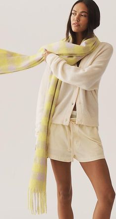 Maeve Brushed Gingham Scarf