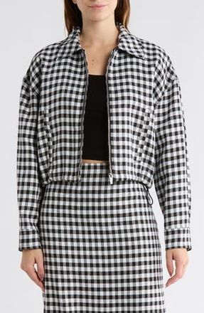 A.L.C. Kayden Jacket in Black/Cream at Nordstrom Rack, Size X-Small