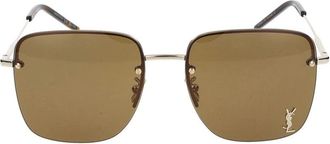 Saint Laurent Dames, Accessoires, Geel, Maat: 58 MM