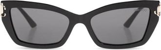 Jimmy Choo London Jc 5011U Zonnebril - Dames - Zonnebrillen - Zwart - 55 MM - Accessoires