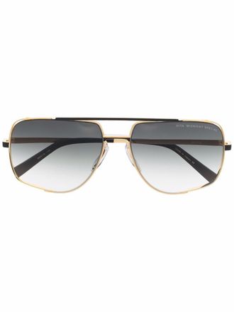 Dita Eyewear Midnight Special navigator-frame sunglasses - unisex - Gemstone/Metal - 60 - Gold