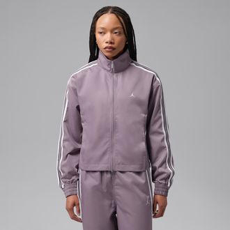 Nike Jordan Womens Jordan Brooklyn Track Jacket in Purple | IM6841-524