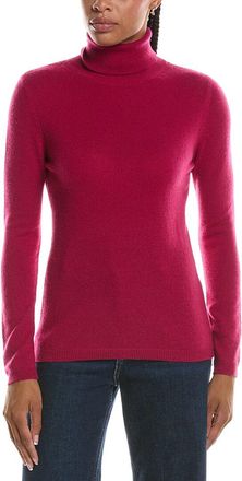 Fort&eacute; Cashmere Basic Turtleneck 100% Cashmere Pullover