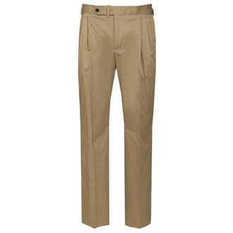 Dolce & Gabbana Stretch Cotton Trousers - male - Dolce & Gabbana - Suit Trousers - Green - 2XL - Trousers