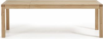 K Home Ausziehbarer Massivholztisch Briva - Eiche Natur (200-280) x 100 cm