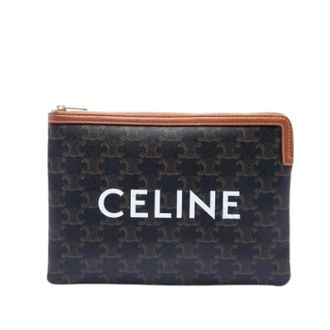 Celine Pre-owned Clutches, female, Brown, Size: ONE SIZE Pre-owned Canvas Clutch