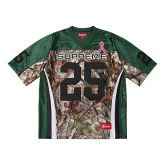 SUPREME Breast Cancer Awareness Football Jersey Green FW25KN26-GREEN