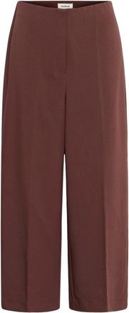 Soaked In Luxury Pantaloni a gamba larga - - Trousers - Donna - Marrone - 2XL