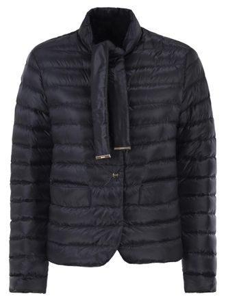 Herno Anorak ultraligero con escote de lazo