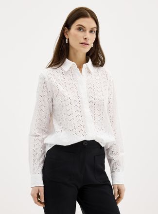 Contemporaine Womens Broderie anglaise shirt