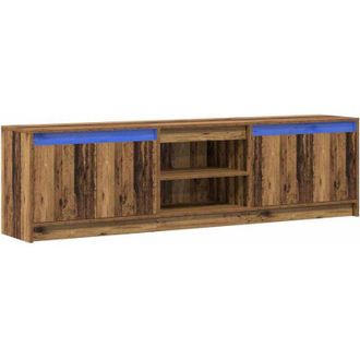 vidaXL Vidaxl - Gabinete De Tv Marr&oacute;n 180 X 34 X 50 Cm Madera Contrachapada