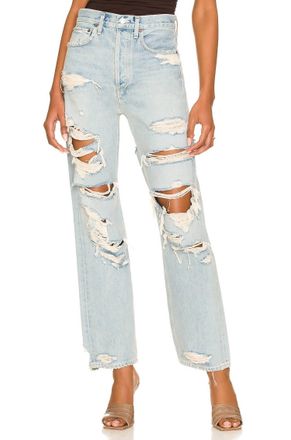 A Gold E 90s Mid Rise Loose Fit Jeans In Unhinged