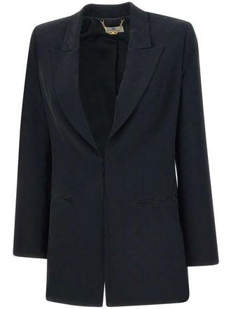 Elisabetta Franchi Crepe Double Breasted Blazer from $523.00