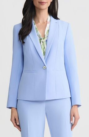 Kasper Panel Seamed Jacket in Paris Bleu at Nordstrom, Size 14P