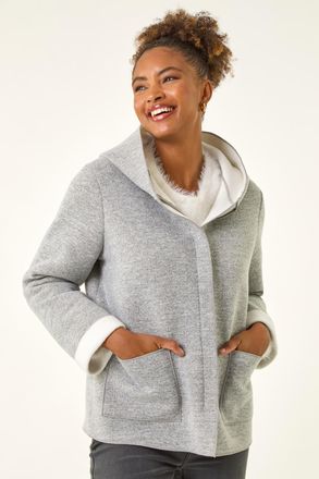 Roman Bonded Relaxed Hooded Jacket