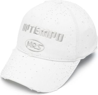 Martine Rose Rolled distressed cap - men - Cotton - One Size - White