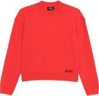 A.P.C. maglione a girocollo - Rosso