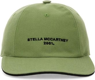 Stella McCartney Green Logo Baseball Hat