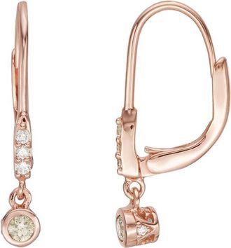 Le Vian 14K Rose Gold 0.25 Ct. Tw. Diamond Earrings