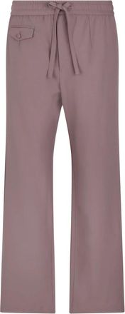 Dolce & Gabbana Wide Trousers, male, Beige, Size: M Jogging Pants in Wool Poplin