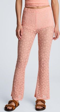 Kenneth Cole Lace Pants in Soft Peach at Nordstrom, Size X-Small