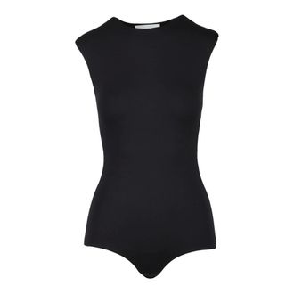 Sportmax Tops, Dames, Zwart, S, Elastische Body Shaper