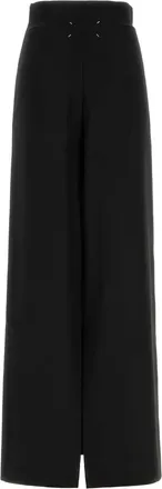 Maison Margiela Black Exterior: Viirgn Wool Pantaloni Skirt