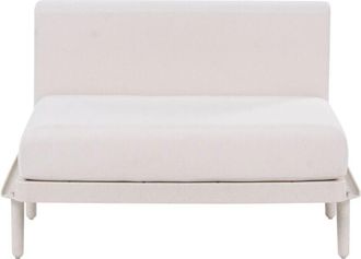 Beliani Garden Sofa Extension Module FERRETTI Light Beige