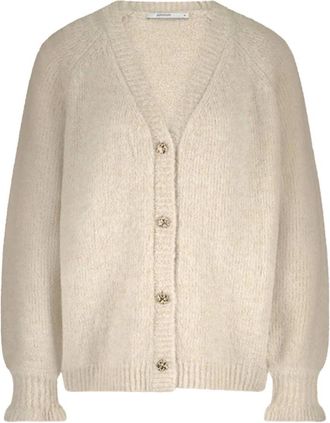 Summum Dames, Truien, Beige, Maat: XL Leer