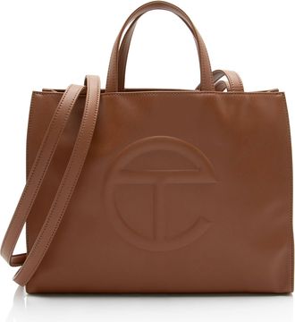 Telfar Faux Leather Medium Shopping Tote