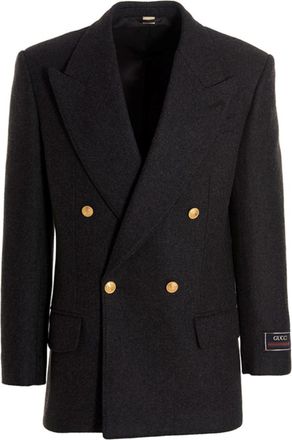 Gucci Black Double Breast Blazer