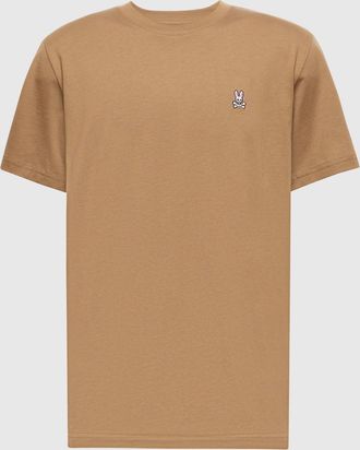 Psycho Bunny Mens Classic Crew Neck Tee 201 TOASTED COCONUT / XXXL