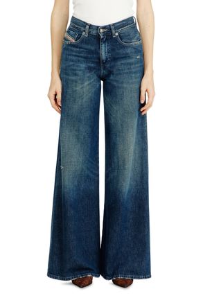 Diesel Flare Jeans Regular Waist 1978 D-Akemi - Jeans - Woman - Blue