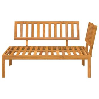 Berkfield Home Beautiful Garden Pallet Corner Sofa Solid Wood Acacia in Brown