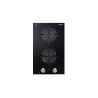 DeLonghi Placa De Cocina Empotrada De Longhi Nsl 230 Nc 30 Cm Gas 2 Fuegos Negro