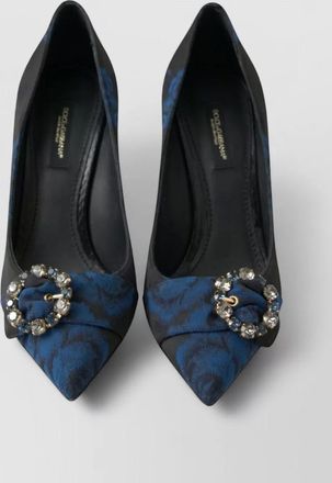 Dolce & Gabbana floral crystal-embellished pumps