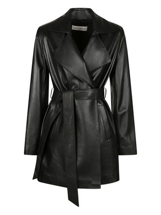 Nour Hammour Kerri belted jacket - Black