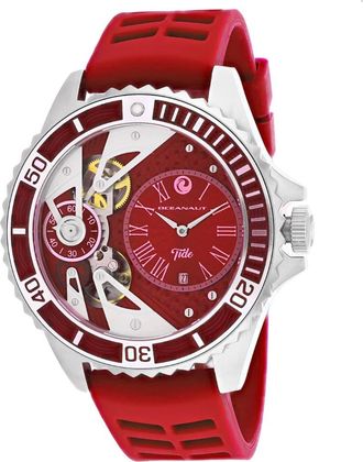 Oceanaut Mens Red dial Watch