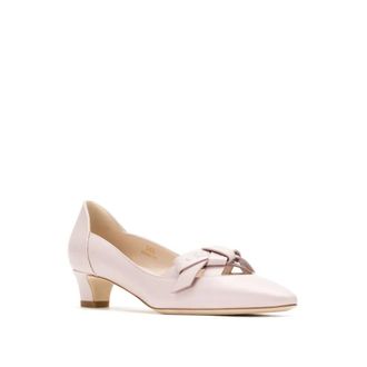 Tod's Bow Cut-Out Leather Pumps
