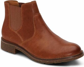 Aetrex Womens Kaylee Arch Support Chelsea Boot In Cognac