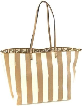 Fendi Pre-owned Tote Bags, female, Beige, Size: ONE SIZE Pre-owned Vintage Tote Bag