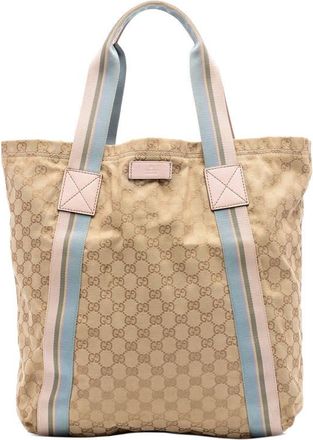 Gucci Pre-owned Gucci GG Canvas Web Tote Ladies MUEP68GWC7J2QFSS
