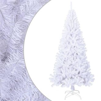 vidaXL &Aacute;rbol De Navidad Artificial Con Ramas Gruesas Pvc Blanco 240 Cm Vidaxl
