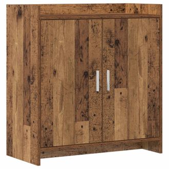 vidaXL Aparador Madera Envejecida 72 X 36 X 80 Cm Madera De Ingenier&iacute;a Vidaxl