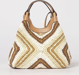 Gianni Chiarini Borsa Dua Gianni Chiarini in rafia crochet e pelle