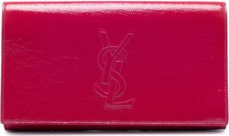 Saint Laurent Pre-owned Saint Laurent Large Textured Patent Belle De Jour Clutch Ladies S6X5192H4WAWUBXU