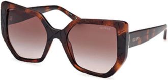 Guess Stijlvol Model Gu 00153 - unisex - Zonnebrillen - Bruin - 55 MM - Accessoires