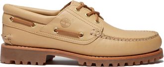 Timberland Authentieke, handgenaaide bootschoenen met 3 veterogen